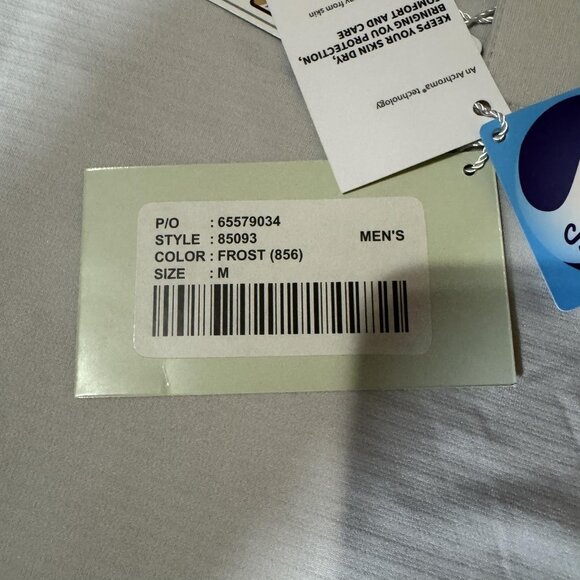 Extreme ePerformance Polo Shirt Mens Medium Frost Wicking Antimicrobial 85093 - Picture 5 of 9